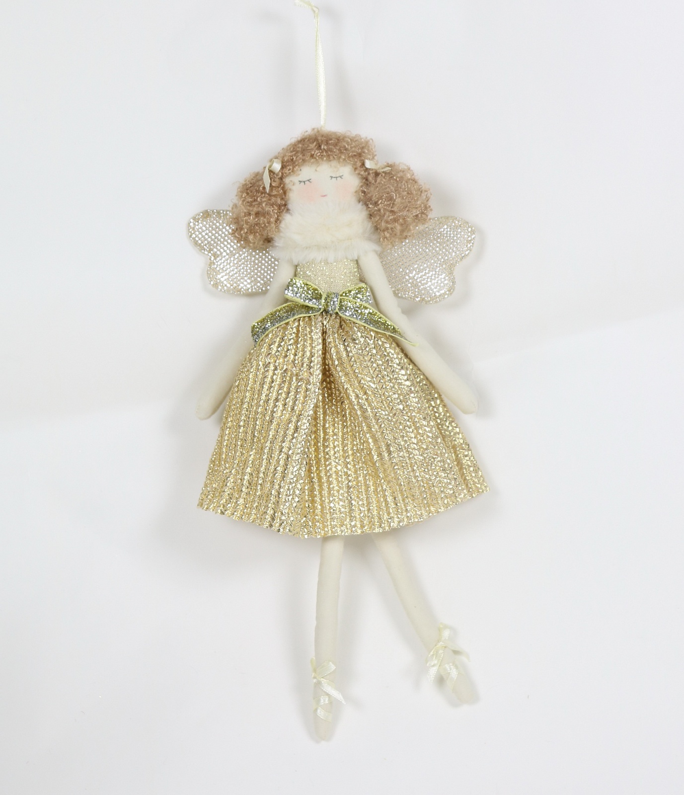 Тильда на подвеске Ангел в Золотом 33 см