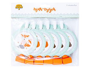 Язык-гудок с карт Лесные друзья 6шт/G