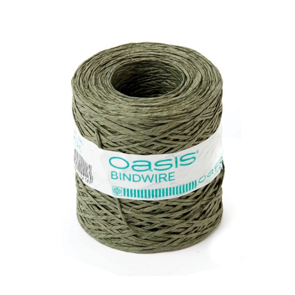 Проволока в бумажной оплетке Oasis 205 м х 0.4 mm. зелёная