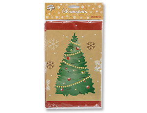 Скатерть п/э Зимняя Фантазия 130х180см/G