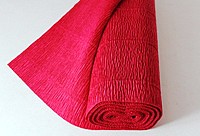 Бумага гофр.простая .140гр 986 вишневая