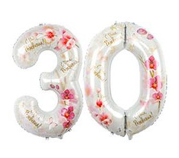 Шар (40''/102 см) Орхидеи №30