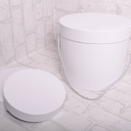 Набор коробок из 3х 23x19.5cm. 20x17cm, 17x14cм белый тм18