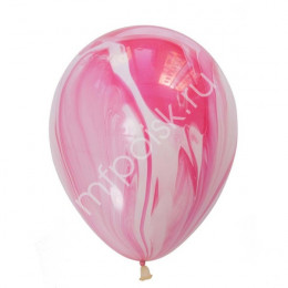 Шар (12/30 см) Многоцветный Pink 25шт