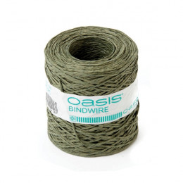 Проволока в бумажной оплетке Oasis 205 м х 0.4 mm. зелёная