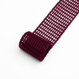 Лента рапсовая 3,8cм*18ярд, цвет бордовый